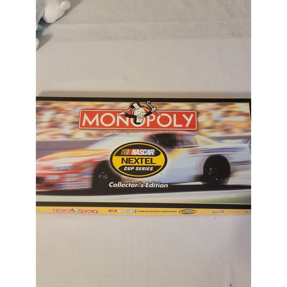 Monopoly NASCAR Nextel Cup Series Collectors Ed (2005) Game by Hasbro - Complete